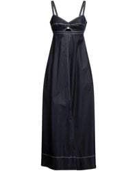 Tory Burch - Cutout Cotton-Poplin Maxi Dress - Lyst