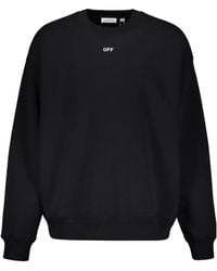 Off-White c/o Virgil Abloh - Logo Crewneck Sweatshirt - Lyst