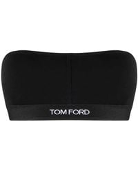 Tom Ford - Logo Elastic Bandeau Bra - Lyst