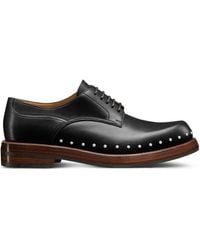 Dior - Homme Carlo Studded Derby Shoes - Lyst