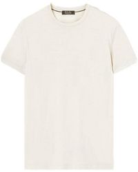 Loro Piana - First-Shear Wool Knit T-Shirt - Lyst