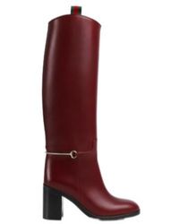 Gucci - Slim Horsebit Boots - Lyst