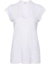 Isabel Marant - Isabel Marant Étoile Zankou V-Neck T-Shirt - Lyst