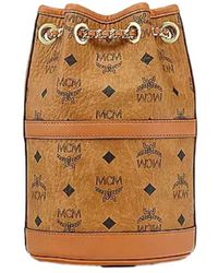 MCM - Mini Aren Chain Drawstring Backpack - Lyst
