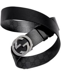 Gucci - Reversible Monogram Logo Belt - Lyst