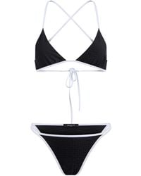 Balmain - Monogram Lycra Swimsuit - Lyst