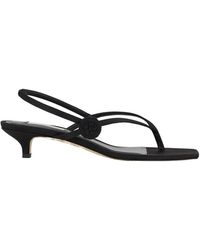 TOTEME - Square-Toe High-Heeled Sandals - Lyst