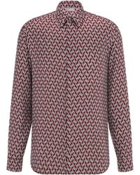 Dior - Shirt With Entrelacé Motif - Lyst