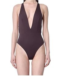 Max Mara - Cristel V-Neck One-Piece Swimsuit - Lyst