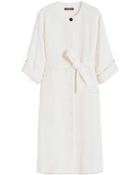 Max Mara - Belted Midi Dress - Lyst