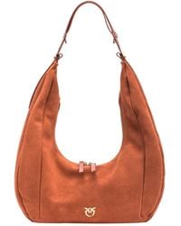 Pinko - Zip-Fastening Slouchy Shoulder Bag - Lyst