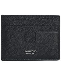 Tom Ford - Leather Card Holder Wallet - Lyst