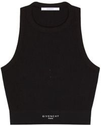 Givenchy - Stretch-Cotton Crop Top - Lyst