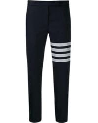 Thom Browne - 4-Bar Panelled Crop Pants - Lyst