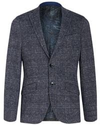 Etro - Checked Long Sleeved Blazer - Lyst