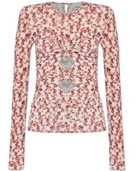 Isabel Marant - Gladice Bow-Detailed Top - Lyst