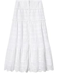 Isabel Marant - Isabel Marant Étoile Paoline Floral Lace Maxi Skirt - Lyst
