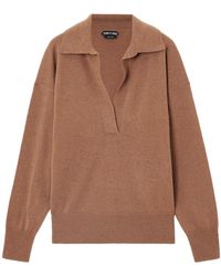 Tom Ford - Polo Collar Cashmere Sweater - Lyst