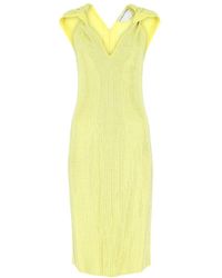 Bottega Veneta - Embellished Stretch Viscose Blend Dress - Lyst