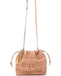 Chloé - Chloé Mini Drawstring Shoulder Bag - Lyst