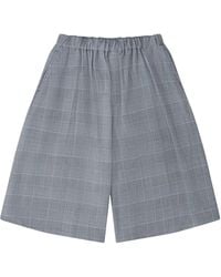 Comme des Garçons - Glen Check Shorts - Lyst
