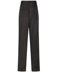 Dries Van Noten - Striped Wide-Leg Trousers - Lyst