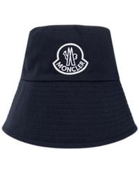 Moncler - Embroidered Logo Bucket Hat - Lyst