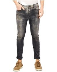 DIESEL - Faded Straight-Leg Slim-Fit Jeans - Lyst