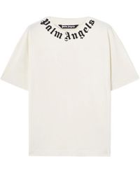 Palm Angels - Logo Printed Crewneck T-Shirt - Lyst
