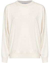 Brunello Cucinelli - Long-Sleeved Sweater - Lyst