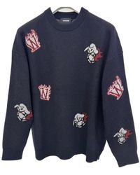 we11done - Crew Neck Sweatshirt - Lyst