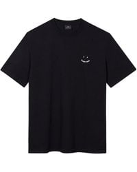 Paul Smith - Ps Paul Smith Embroidered Happy T-Shirt - Lyst