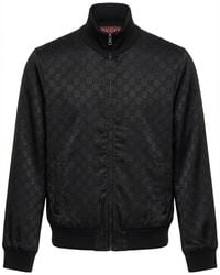 Gucci - Gg Jacquard Zip Jacket - Lyst