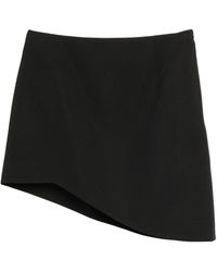 Saint Laurent - Zip Fastening Flared Skirt - Lyst