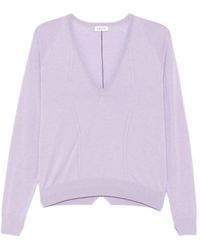 Lanvin - V-Neck Sweater - Lyst