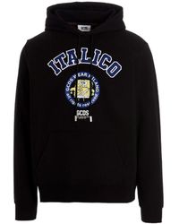 Gcds - Graphic Printed Long-Sleeved Hoodie - Lyst
