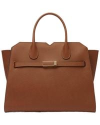 Valextra - Milano Medium Top Handle Bag - Lyst