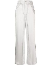 Blumarine - Frayed-Edge Jeans - Lyst