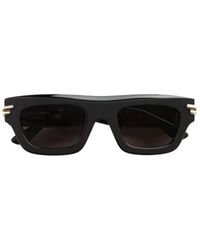 Bottega Veneta - Eyewear Rectangle Frame Sunglasses - Lyst