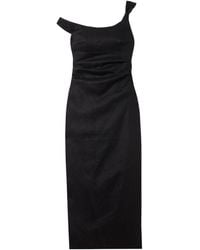 sir tamara twist midi dress Sir. Linen Midi Dress