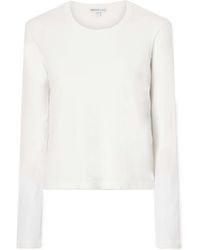 James Perse - Cotton-Jersey T-Shirt - Lyst