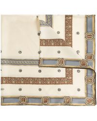 Versace - Ringmaster Printed Twill Scarf - Lyst