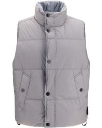 Stone Island - Crinkle Reps Ny Padded Vest - Lyst