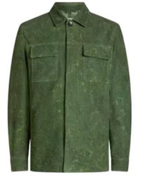 Etro - Suede Jacket With Floral Paisley Motif - Lyst