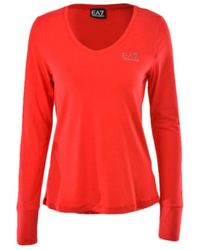 EA7 - Logo T-Shirt - Lyst
