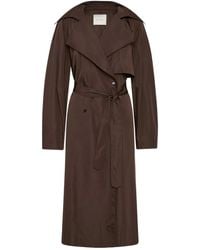 St. Agni - Double-Breasted Trench Coat - Lyst