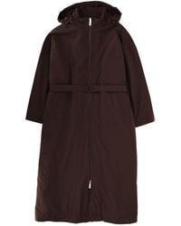 Herno - Laminar Belted Hooded Coat - Lyst