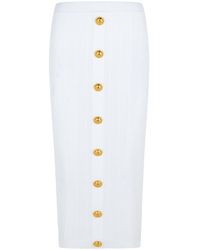 Balmain - Long Skirt - Lyst