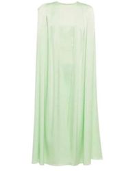 Alex Perry - Beckett Satin Crepe Midi Dress - Lyst