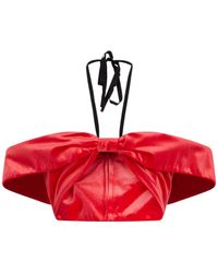 Philosophy Di Lorenzo Serafini - Halterneck Cropped Top - Lyst